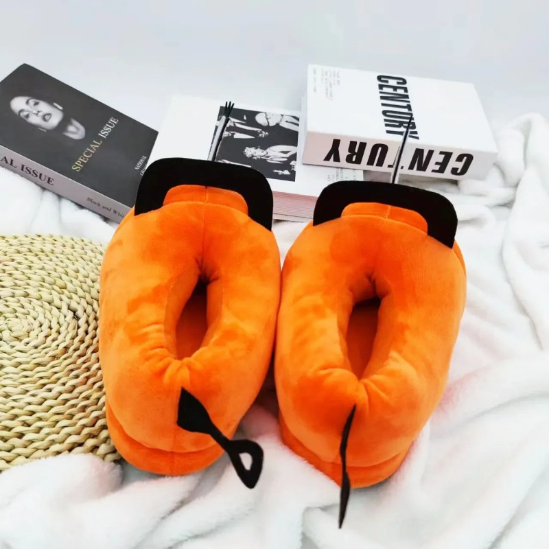 Fluffy Fur Slipper - Anime Chainsaw Man Pochita Kapcie Domowe