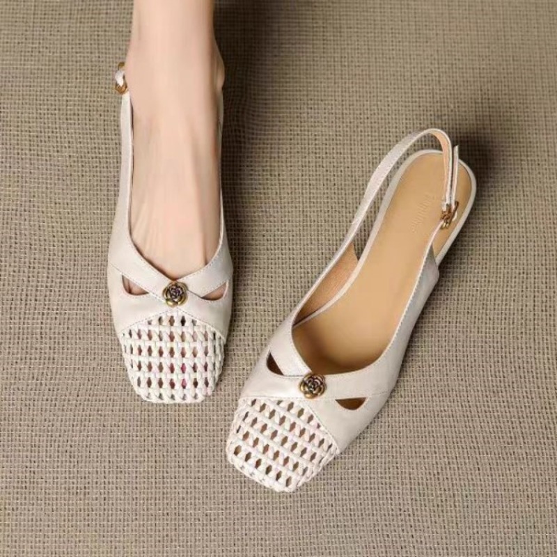 Shoes Women Pumps - Damskie sandały w stylu francuskim z