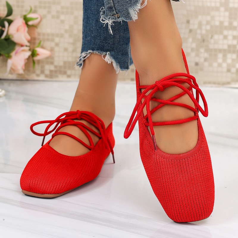 Shoes Women Pumps - Francuskie baleriny Mary Jane 2026, letnie,