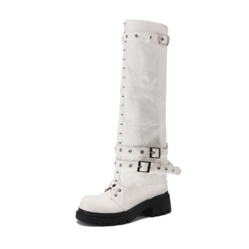Women'S Shoes Easy Street - Damskie Botki Platformy Spodnie Nogawki Kozaki