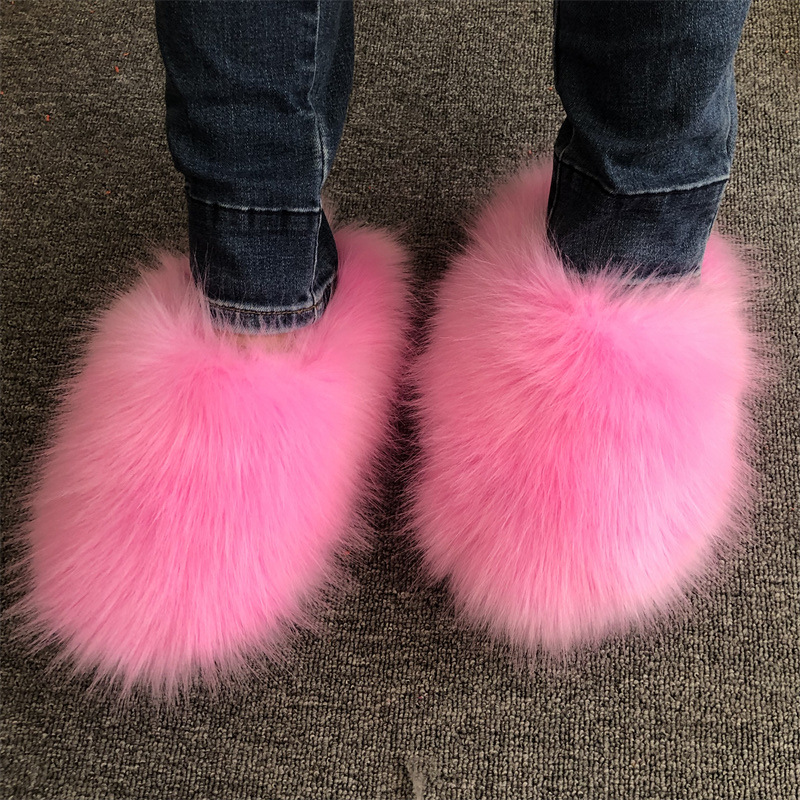Nowe damskie puszyste kapcie z – Fluffy Fur Slipper recenzja i cena