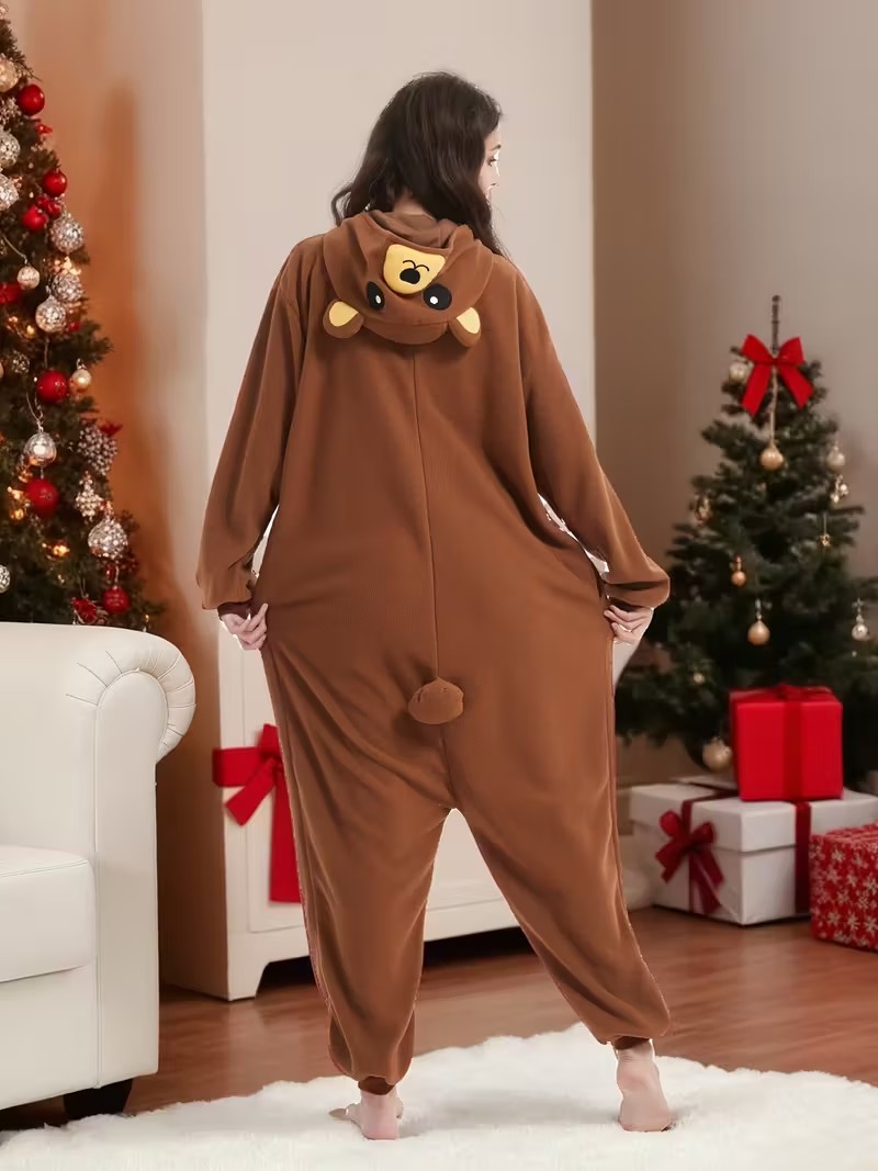 Kigurumi dla dorosłych, brązow – Women Shoes Xxl recenzja i cena
