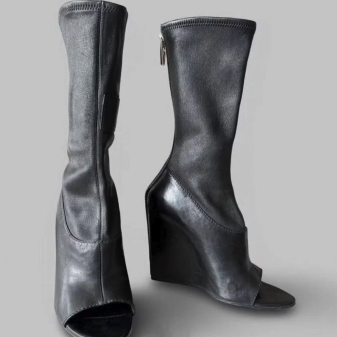 Czarne skórzane sandały na kot – Women'S Shoes Paris recenzja i cena