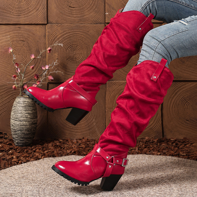 Plisowane damskie kozaki do ko – Women'S Shoes Easy Street recenzja i cena