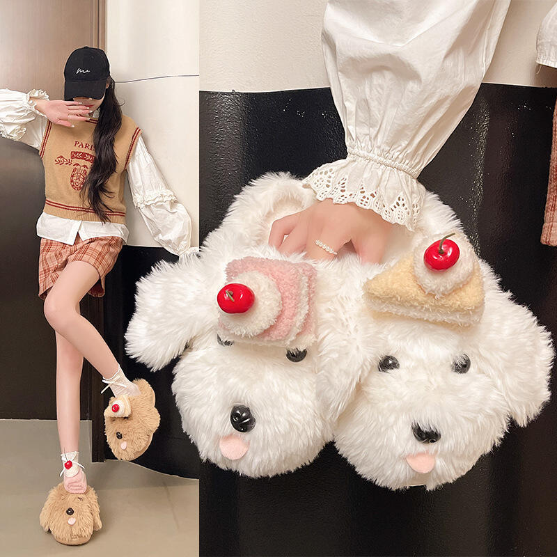 Zimowe puszyste damskie kapcie – Fluffy Fur Slipper recenzja i cena