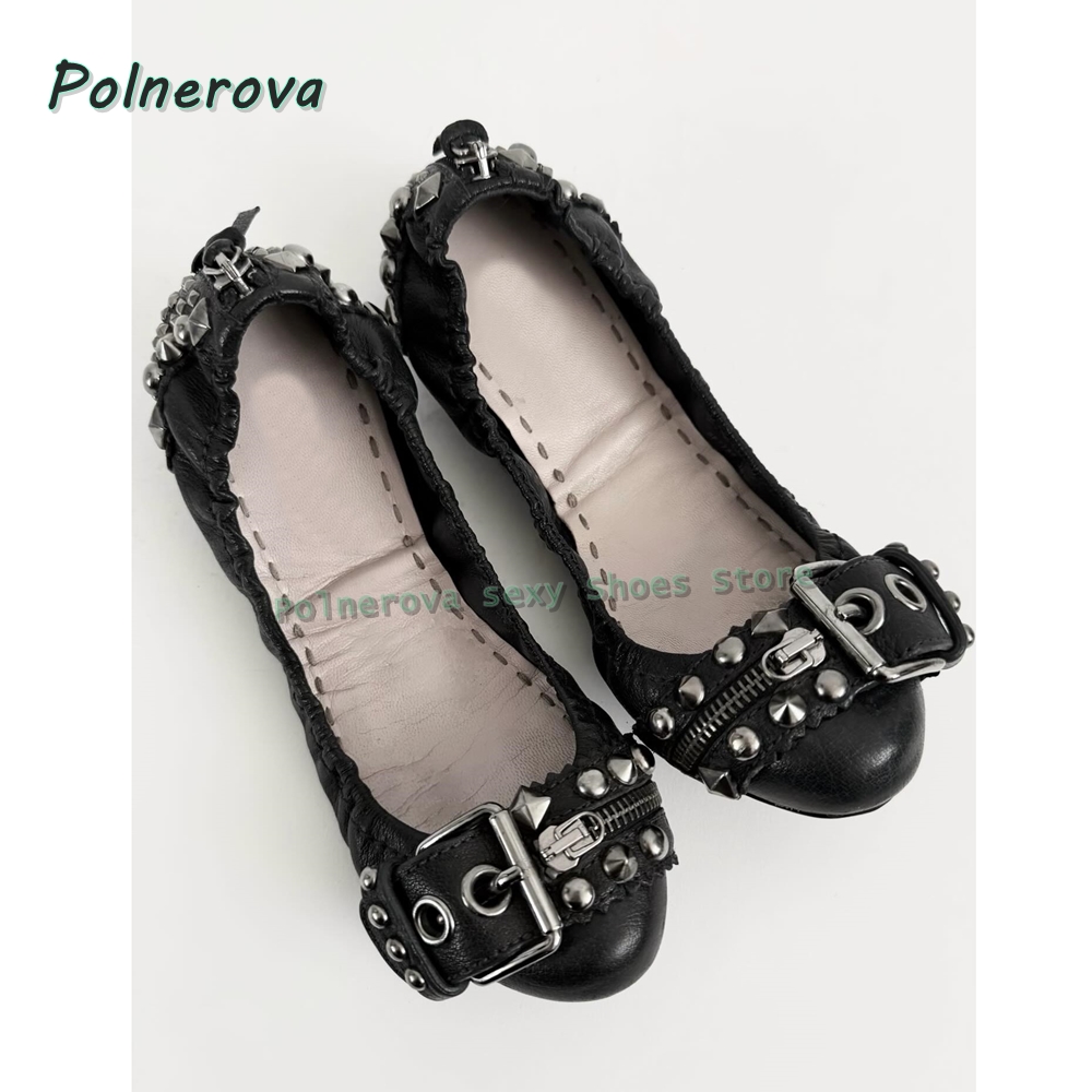 Buty Mary Jane z nitowaną klam – Shoes Women Pumps recenzja i cena