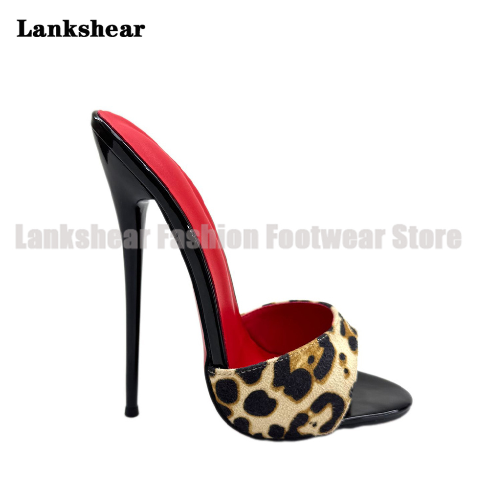Klapki na wysokim obcasie ze w – Leopard Print Heels recenzja i cena