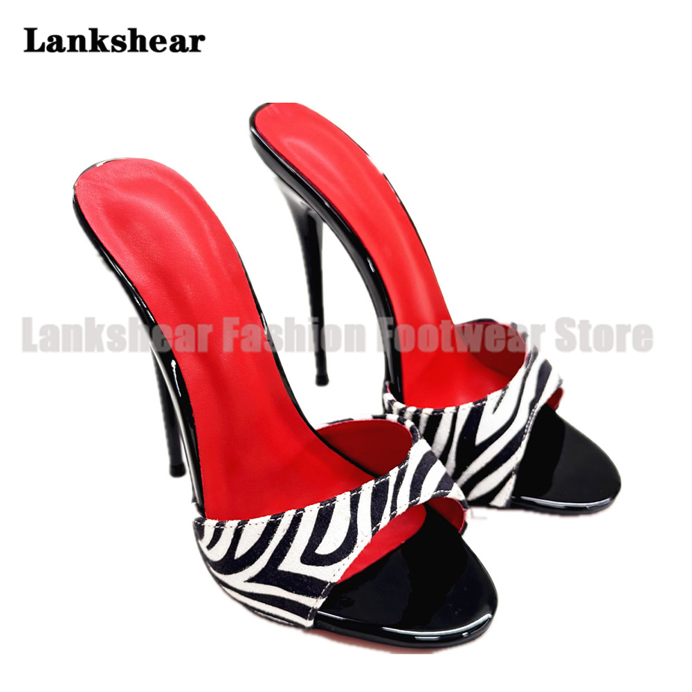 Klapki na wysokim obcasie ze w – Leopard Print Heels recenzja i cena
