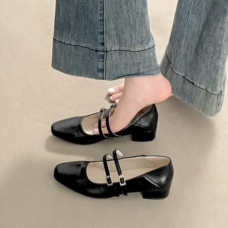 Kwadratowe noski, niski obcas, – Shoes Women Pumps recenzja i cena