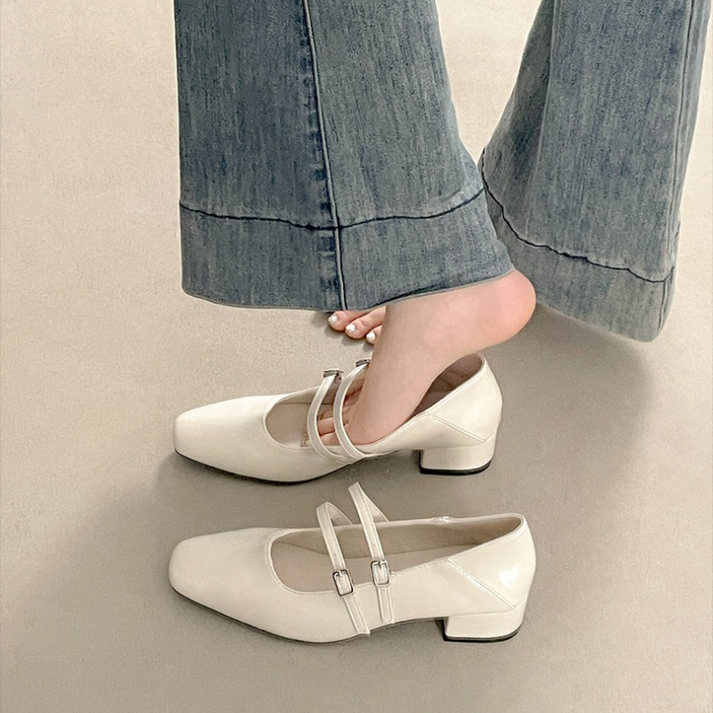 Kwadratowe noski, niski obcas, – Shoes Women Pumps recenzja i cena