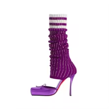 Sandały damskie za kolano z kw – Women Shoes Boots recenzja i cena
